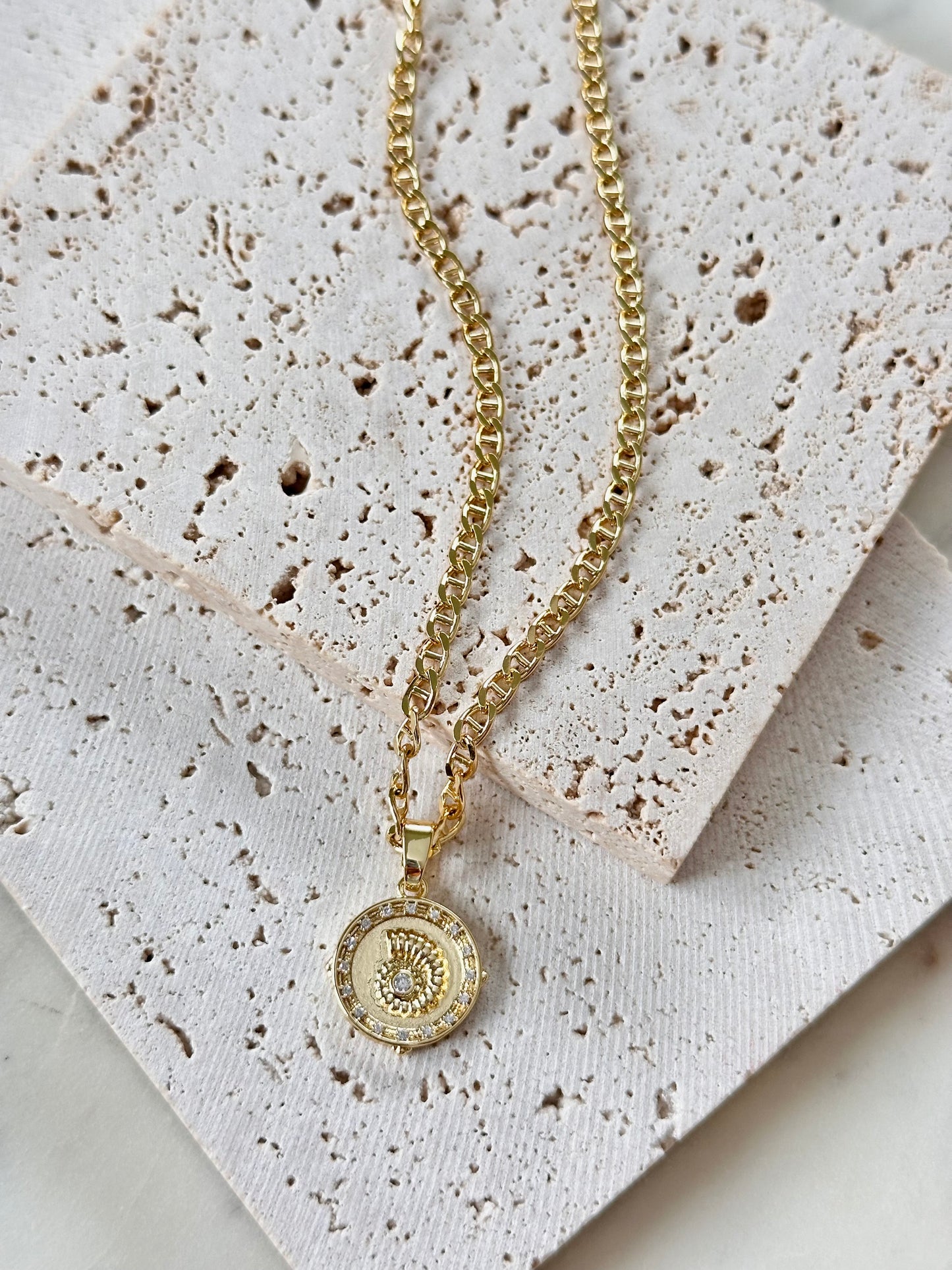 Caspian Nautilus Necklace