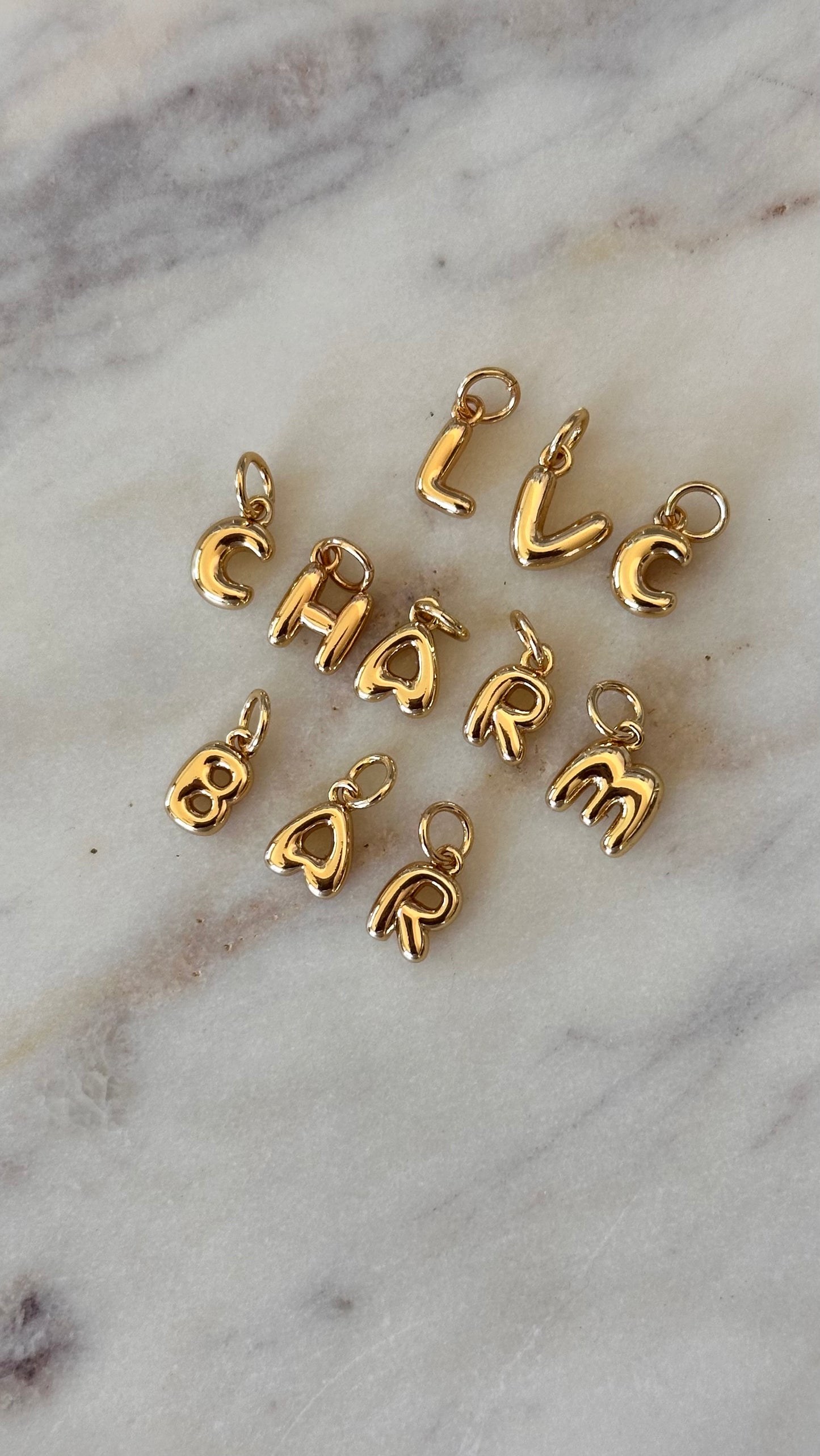 Charm Bar Mini Bubble Letters