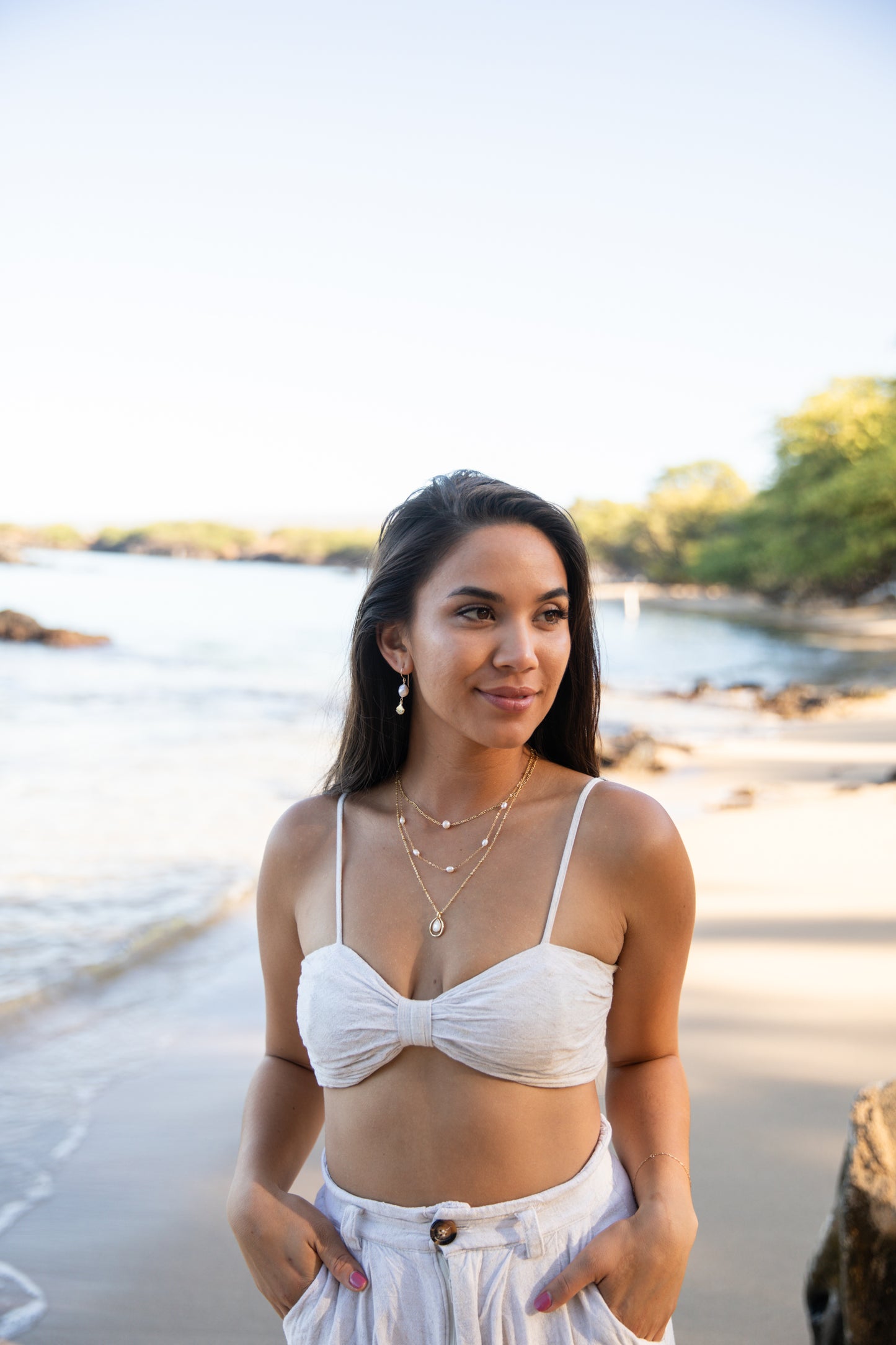 Maribel Mother of Pearl Necklace