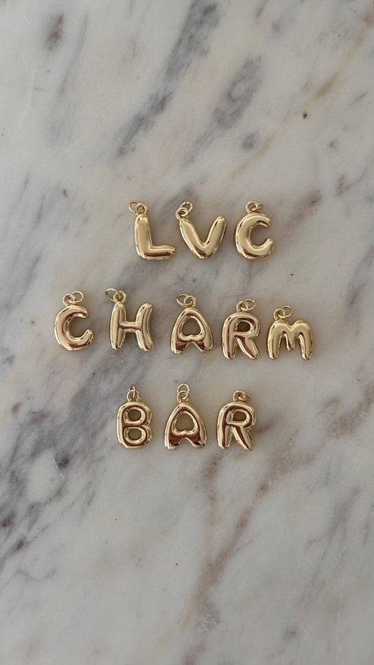Charm Bar Large Bubble Letters