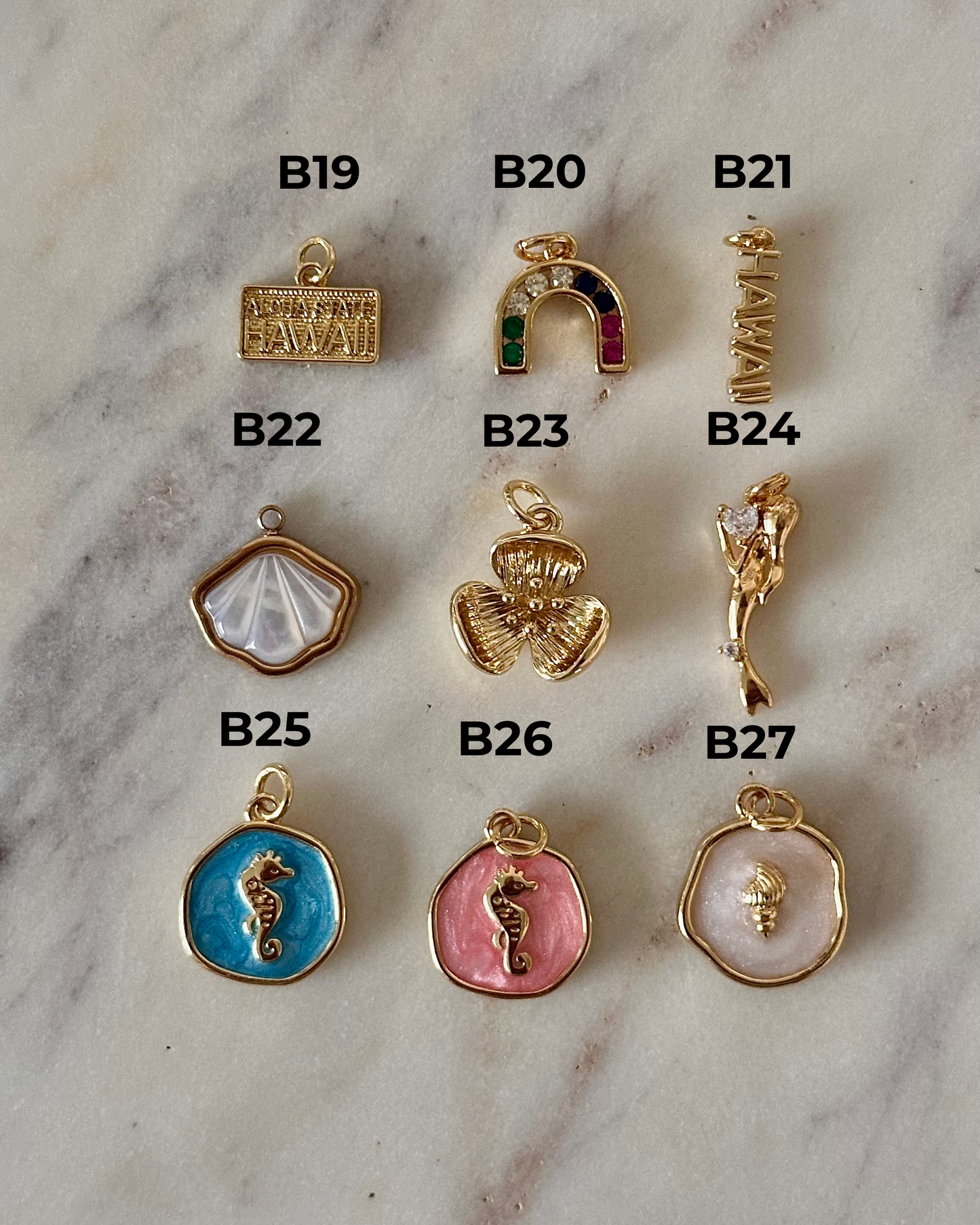 Charm Bar Ocean Charms