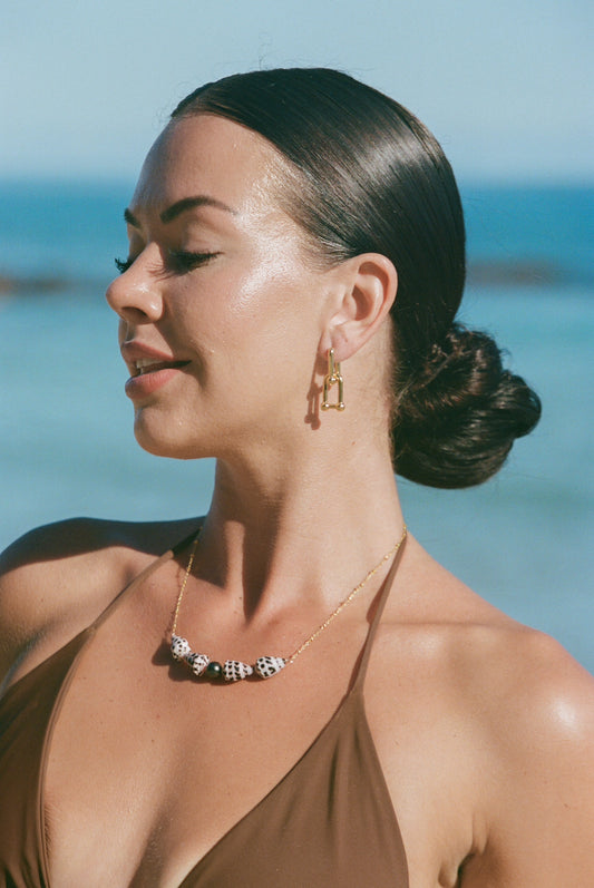 Sunkissed Hebrew Necklace