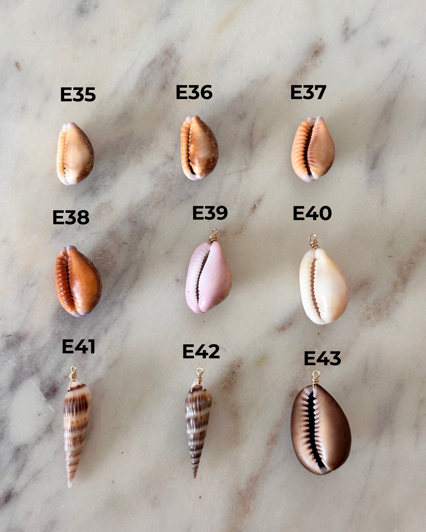 Charm Bar Cowrie Shells