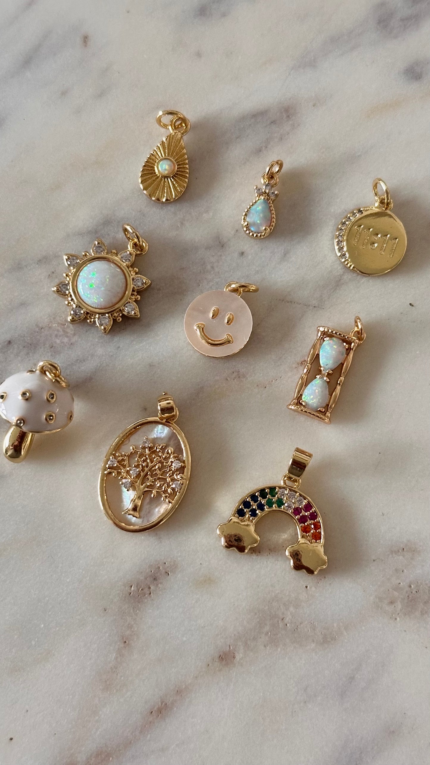 Charm Bar Opal + Nature Charms