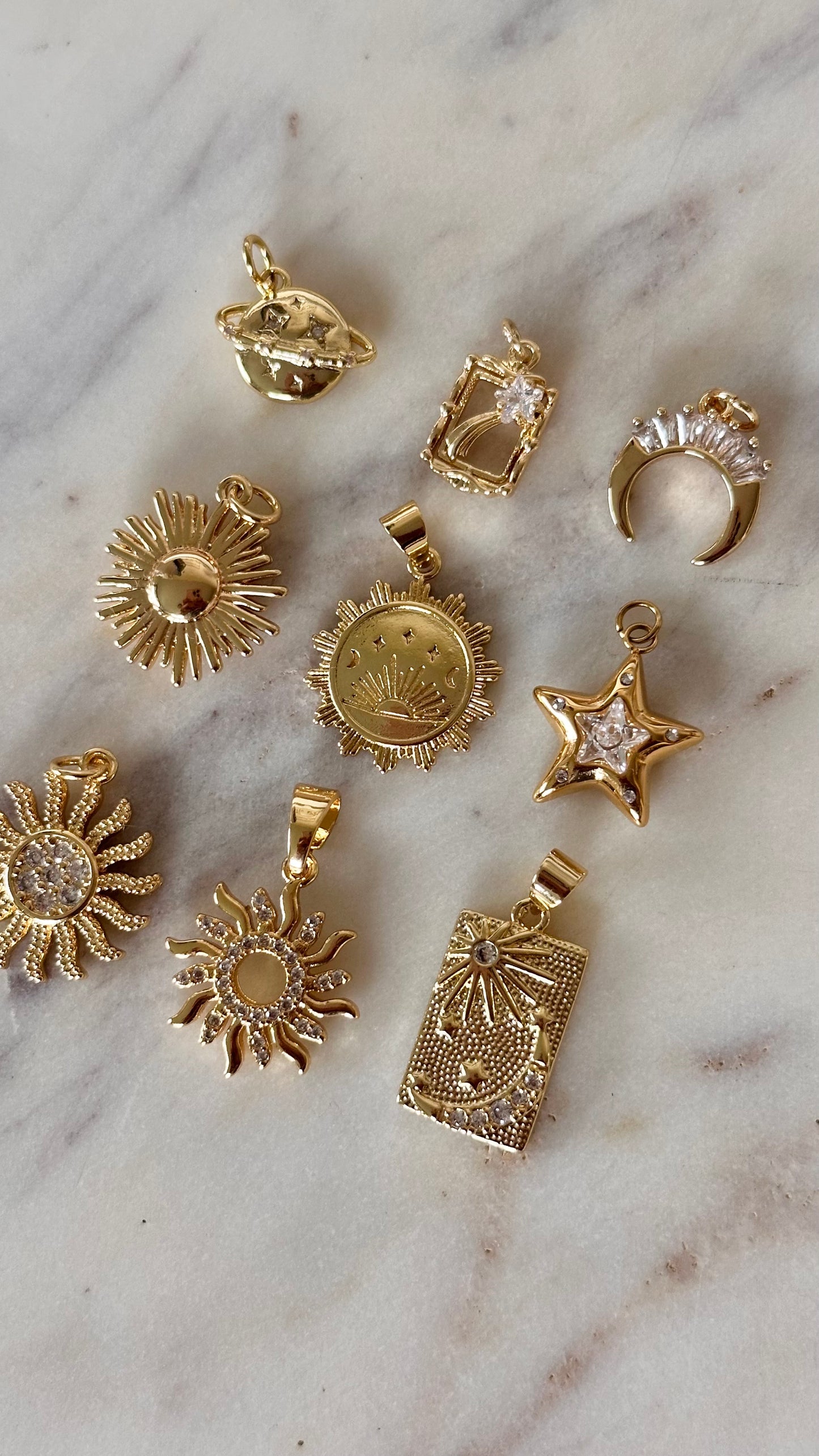 Charm Bar Stars + Moon