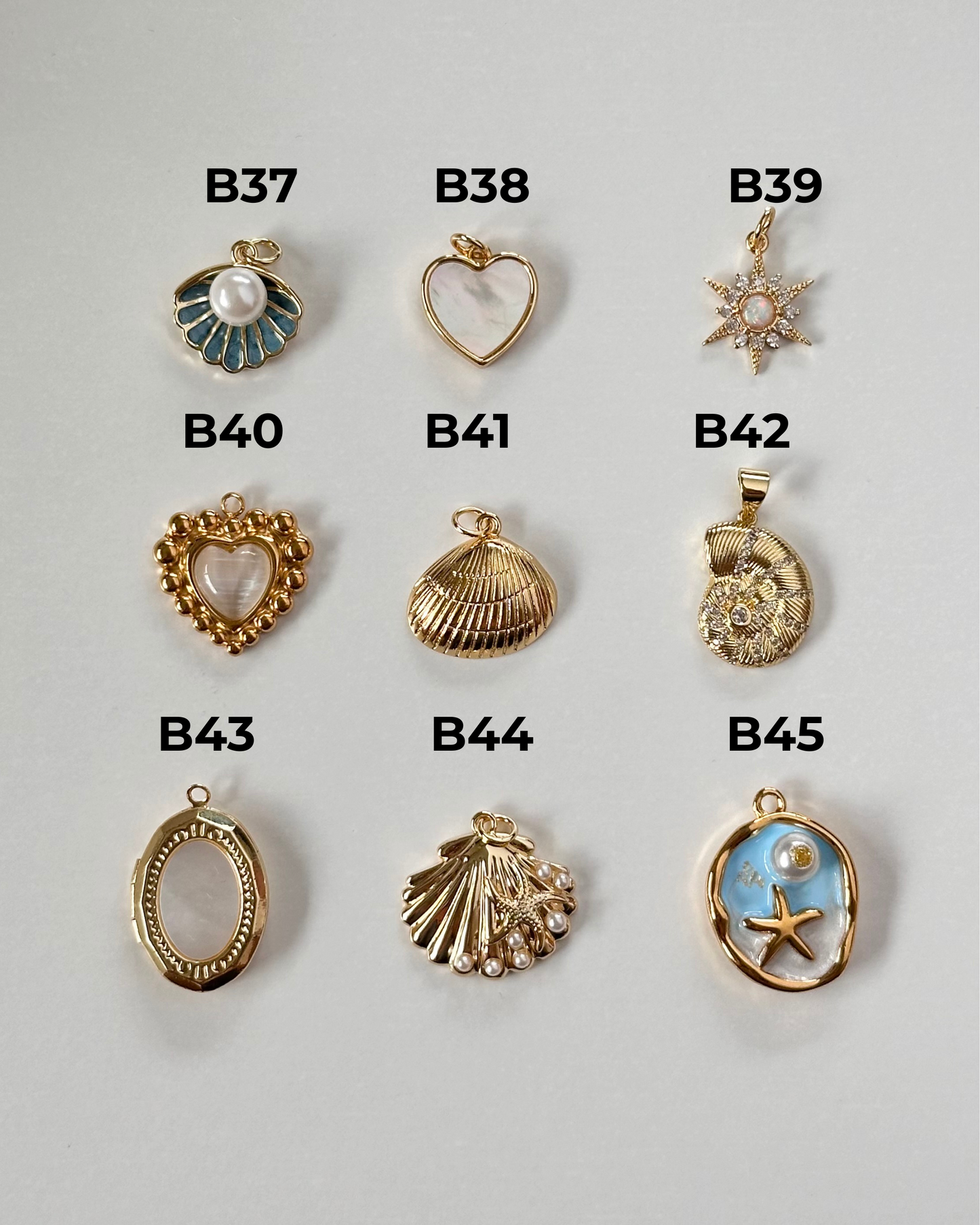 Charm Bar Ocean Charms