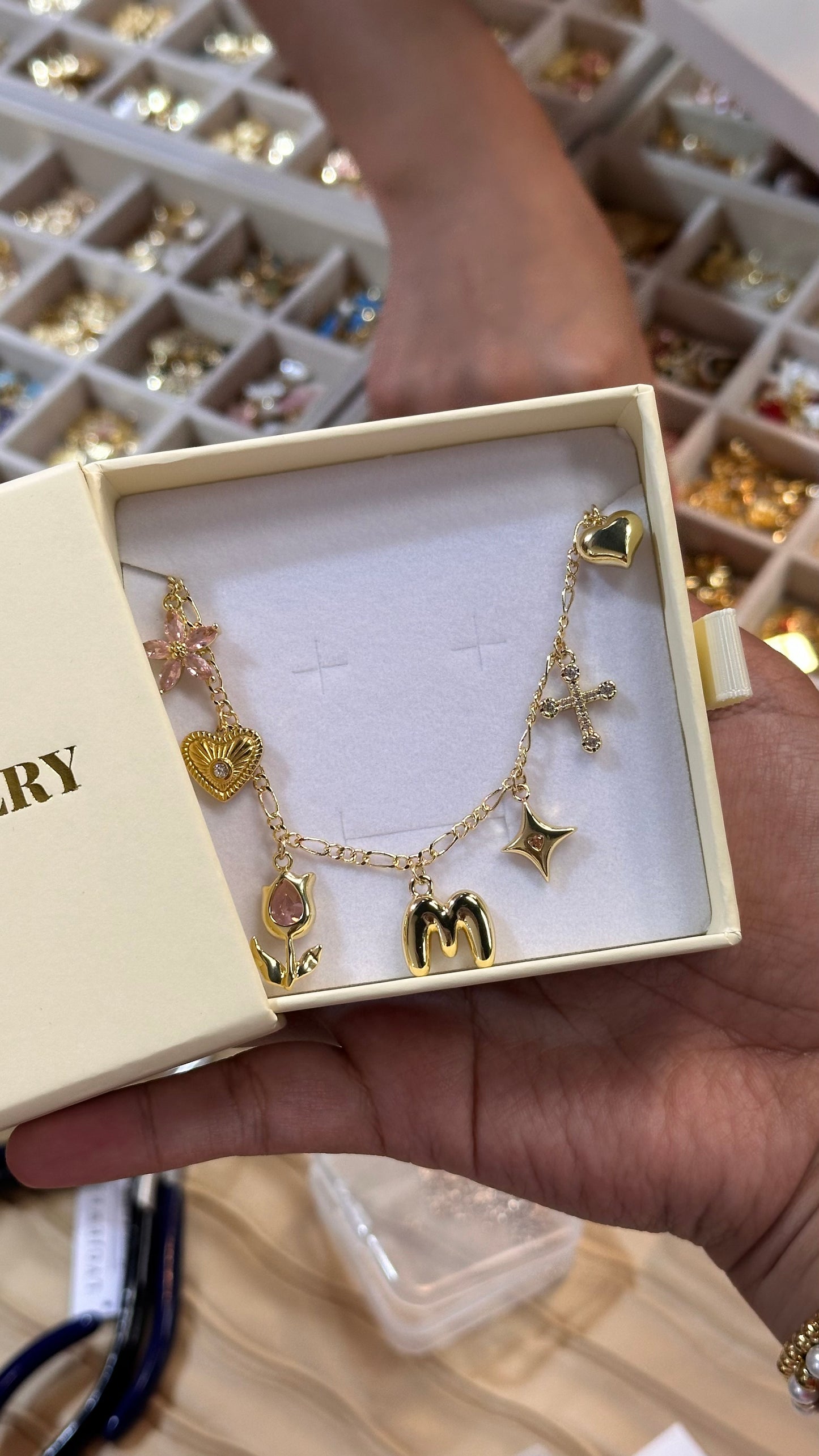 Charm Bar Large Bubble Letters