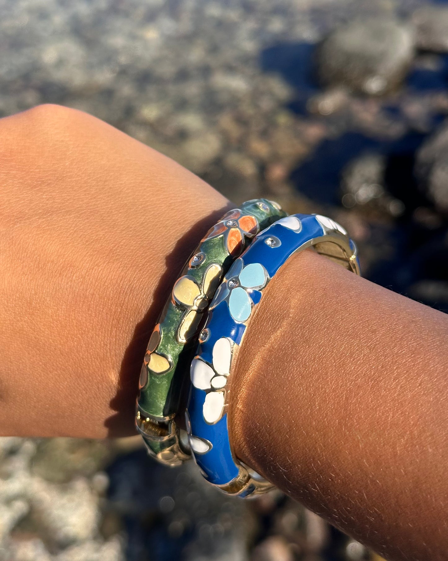 Retro Bloom 60s Inspired Bangles