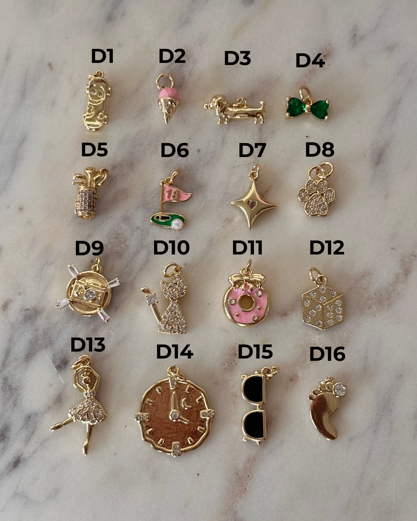 Charm Bar Charms