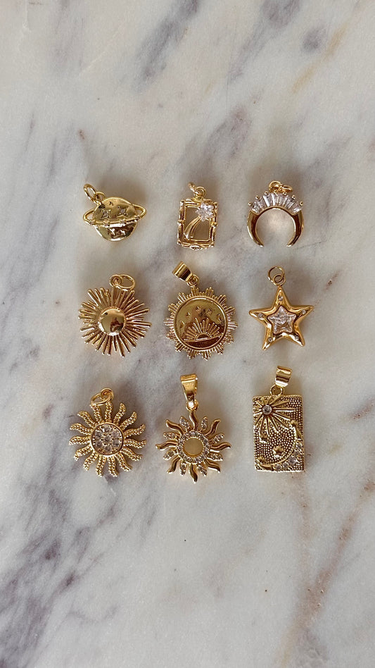 Charm Bar Stars + Moon
