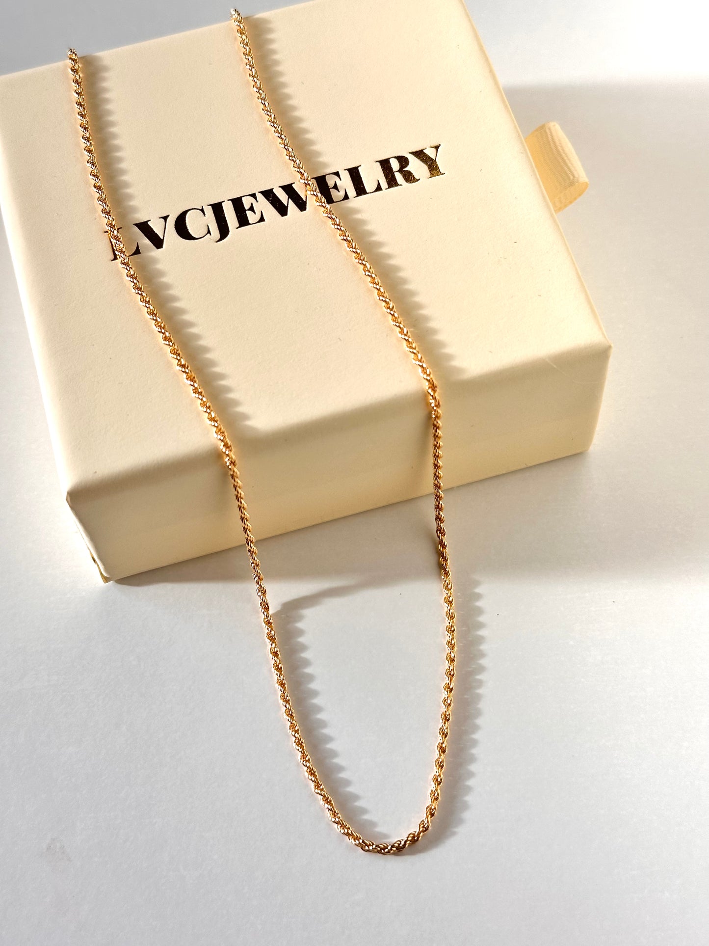 14kgf Rope Chain Necklace