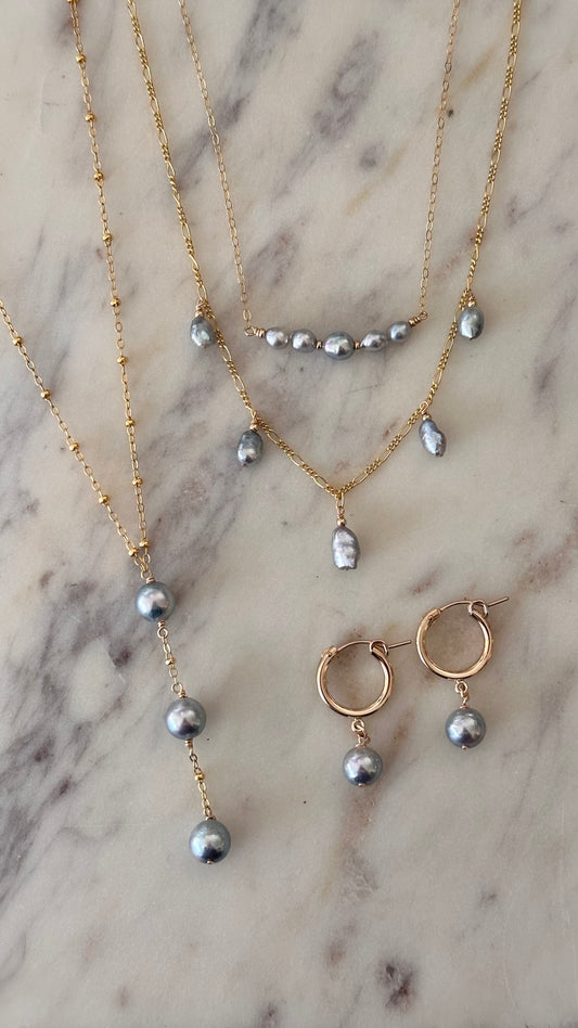 Blue Akoya Pearl Jewels