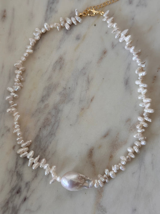 Ocean Muse Pearl Necklace