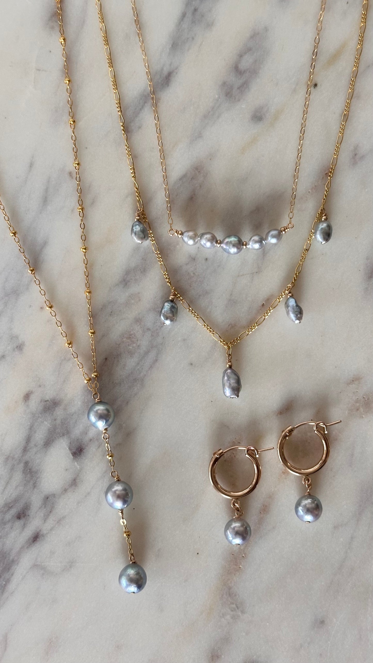 Blue Akoya Pearl Jewels