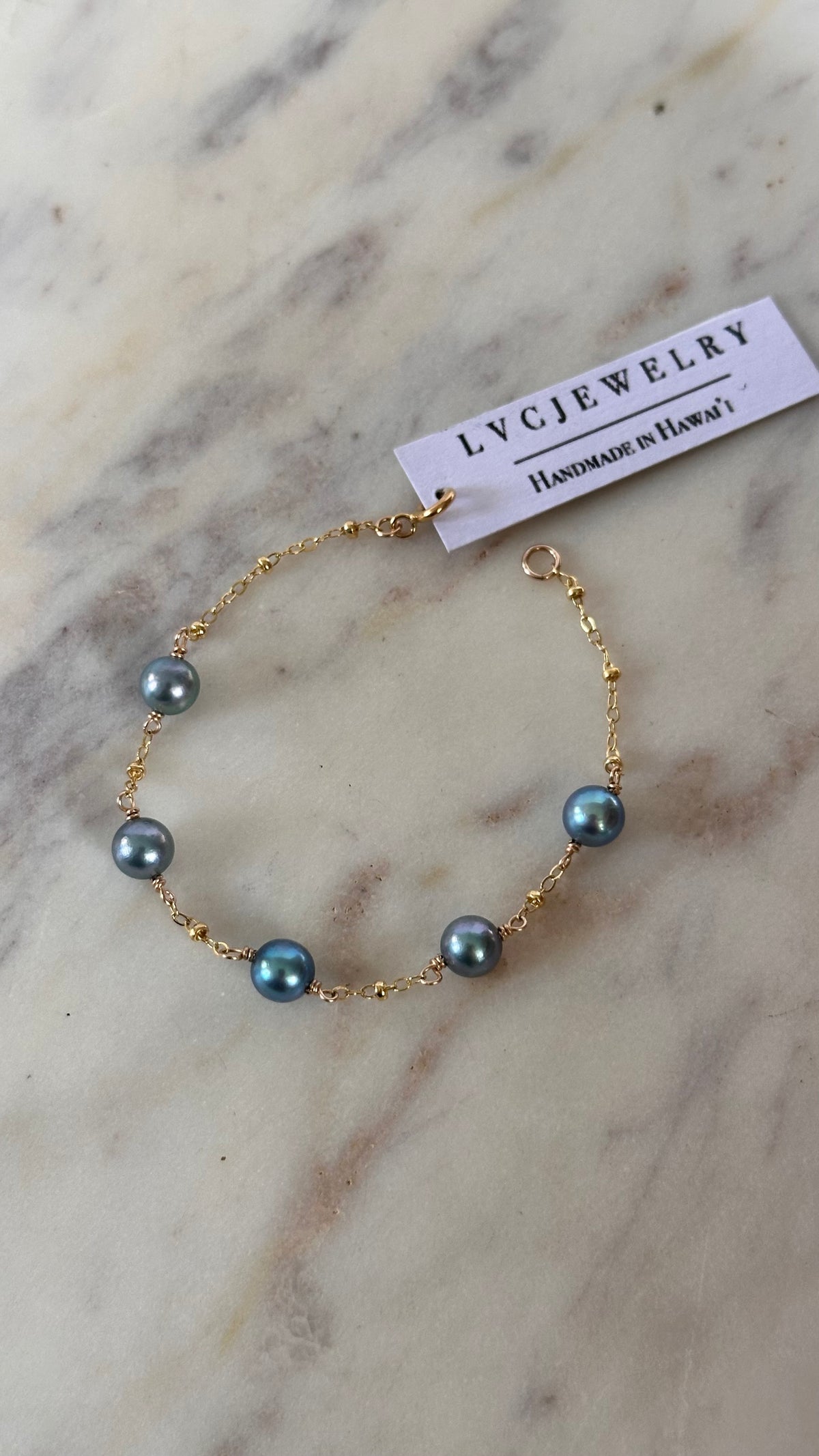Leilani Blue Akoya Bracelet