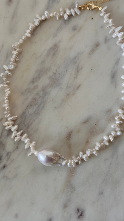 Ocean Muse Pearl Necklace