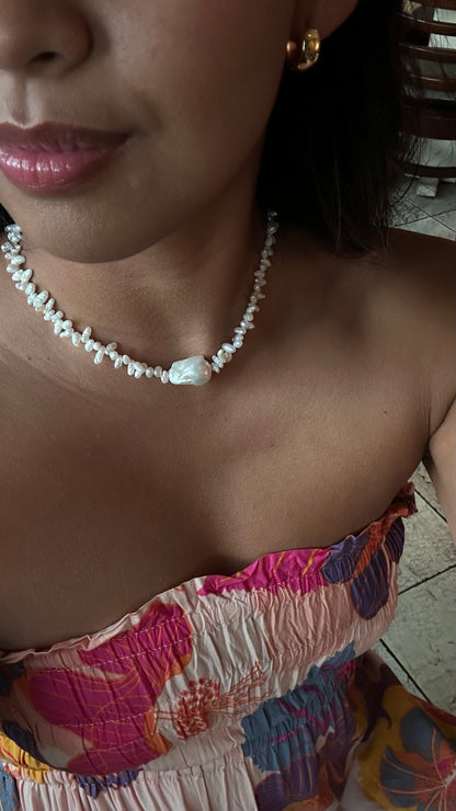 Ocean Muse Pearl Necklace