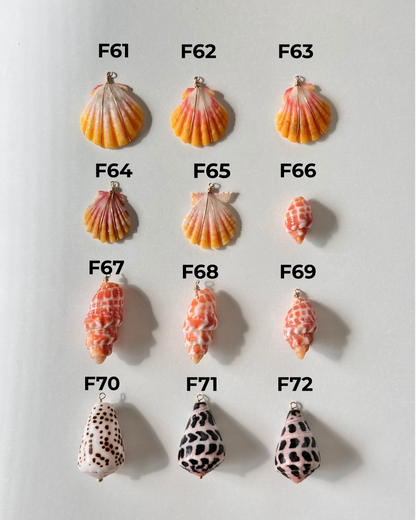 Charm Bar Sunrise, Miter, Hebrew + Flea Shells