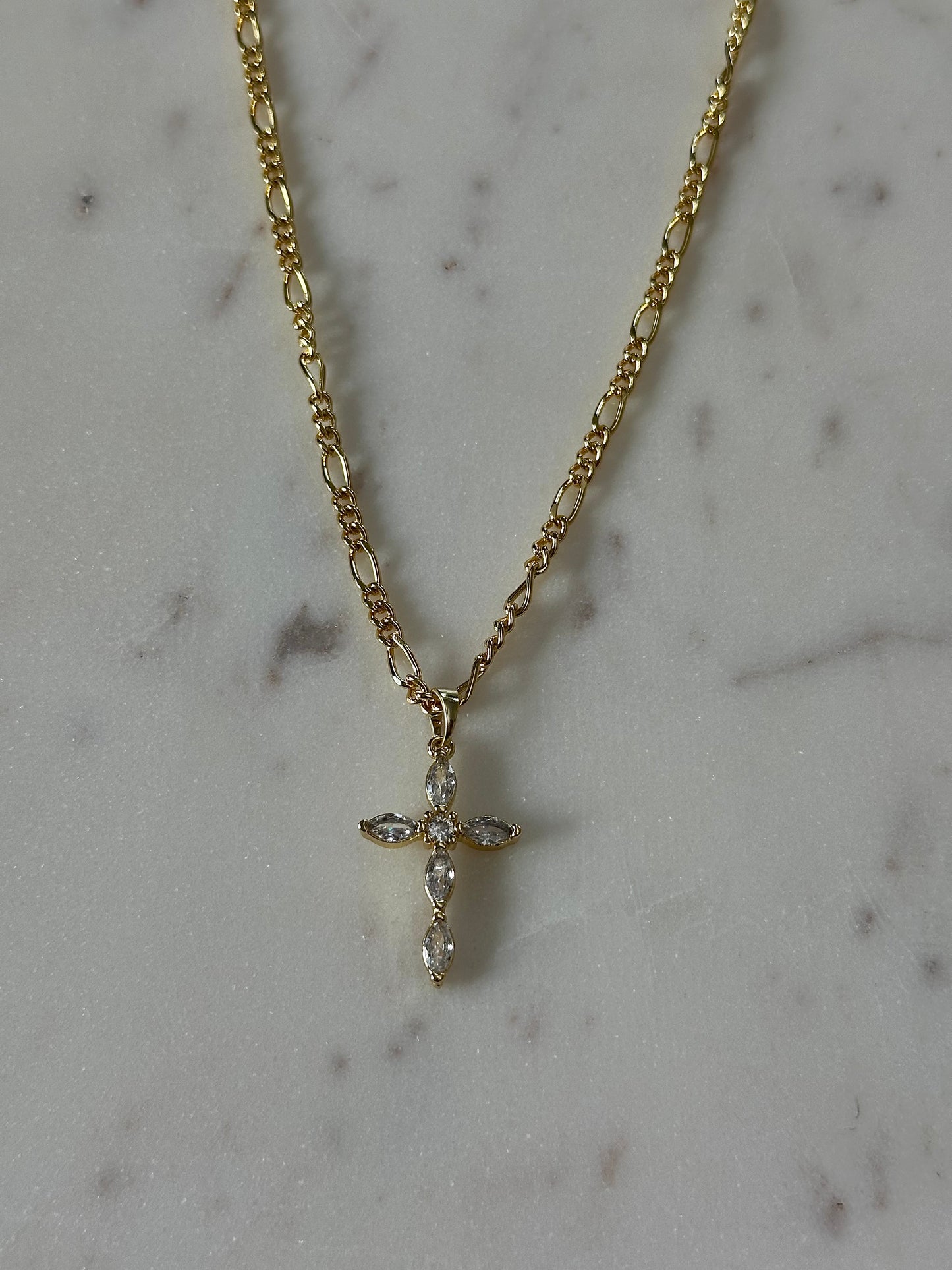 Evangeline Cross Necklace