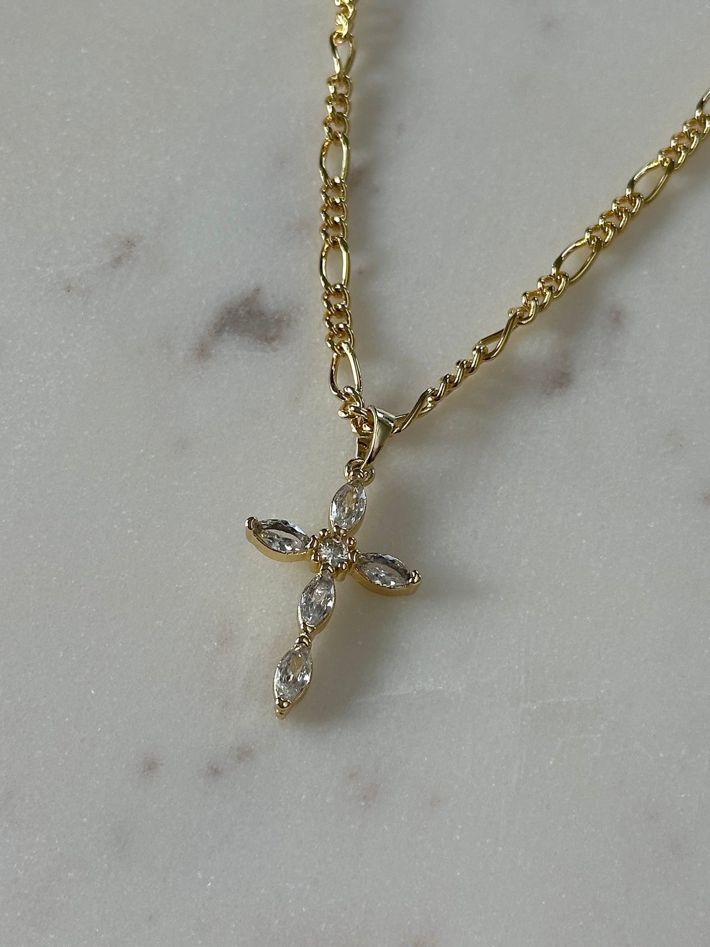 Evangeline Cross Necklace