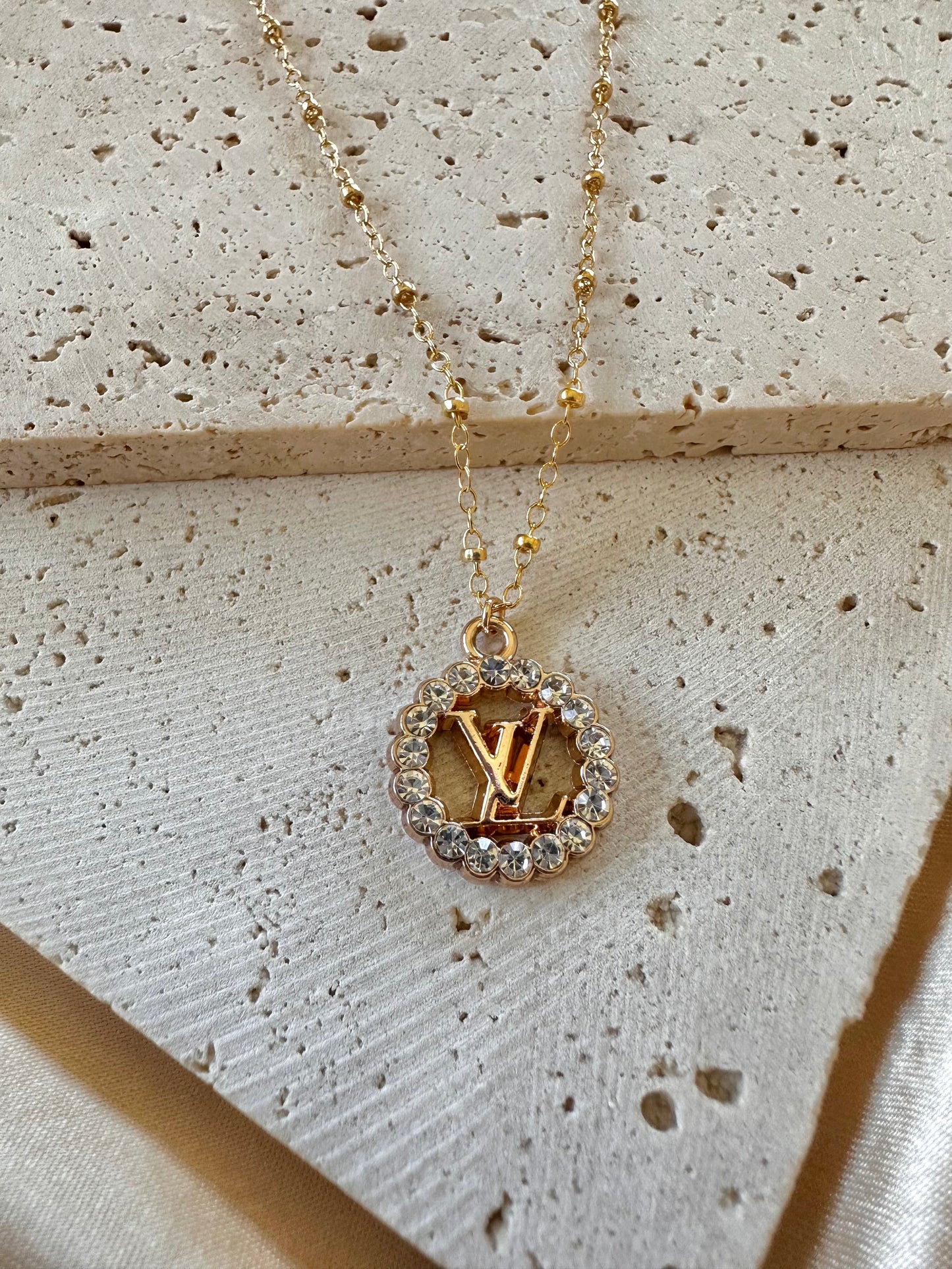 Louis Vuitton CZ Necklace
