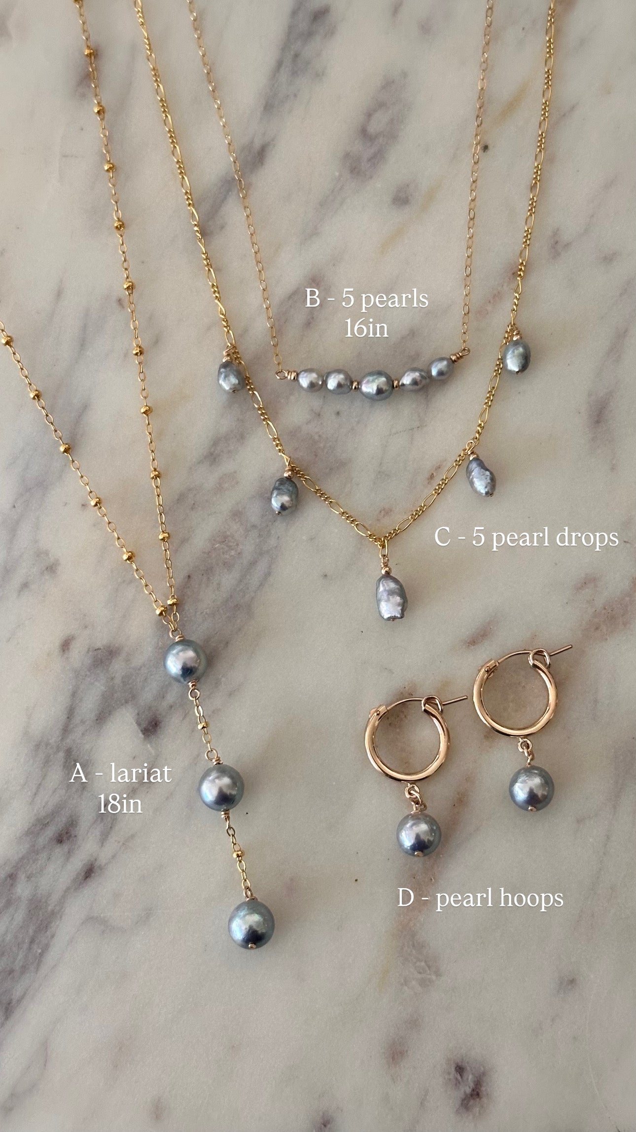 Blue Akoya Pearl Jewels