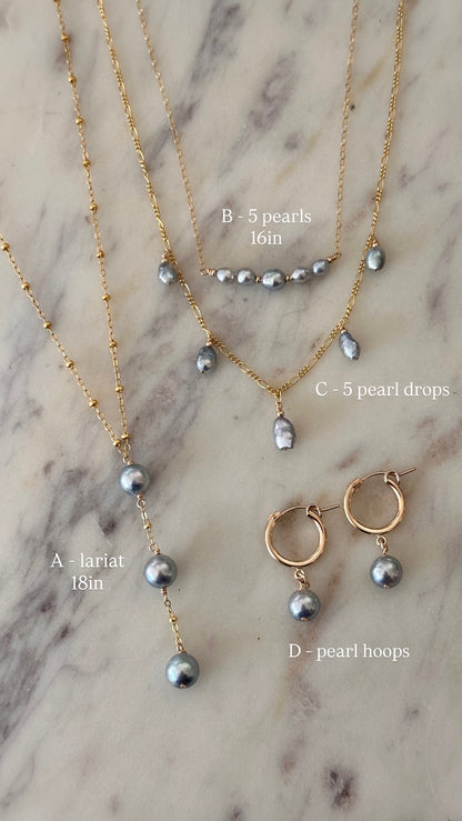 Blue Akoya Pearl Jewels