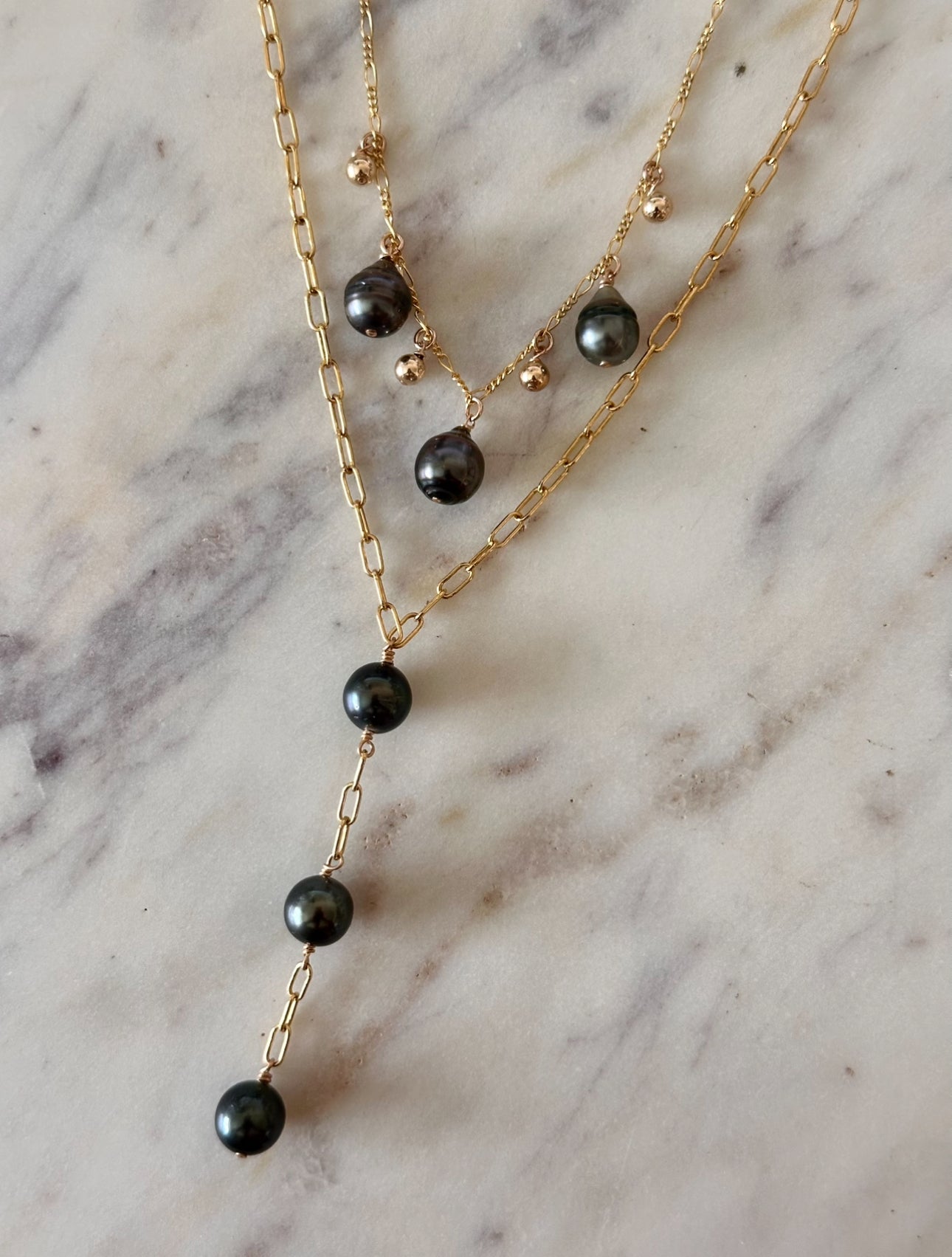 Elara Tahitian Necklace