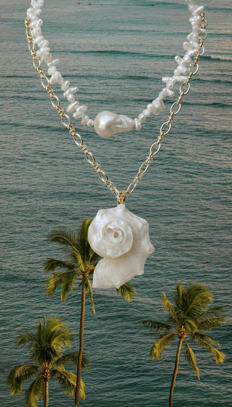 Ocean Muse Pearl Necklace