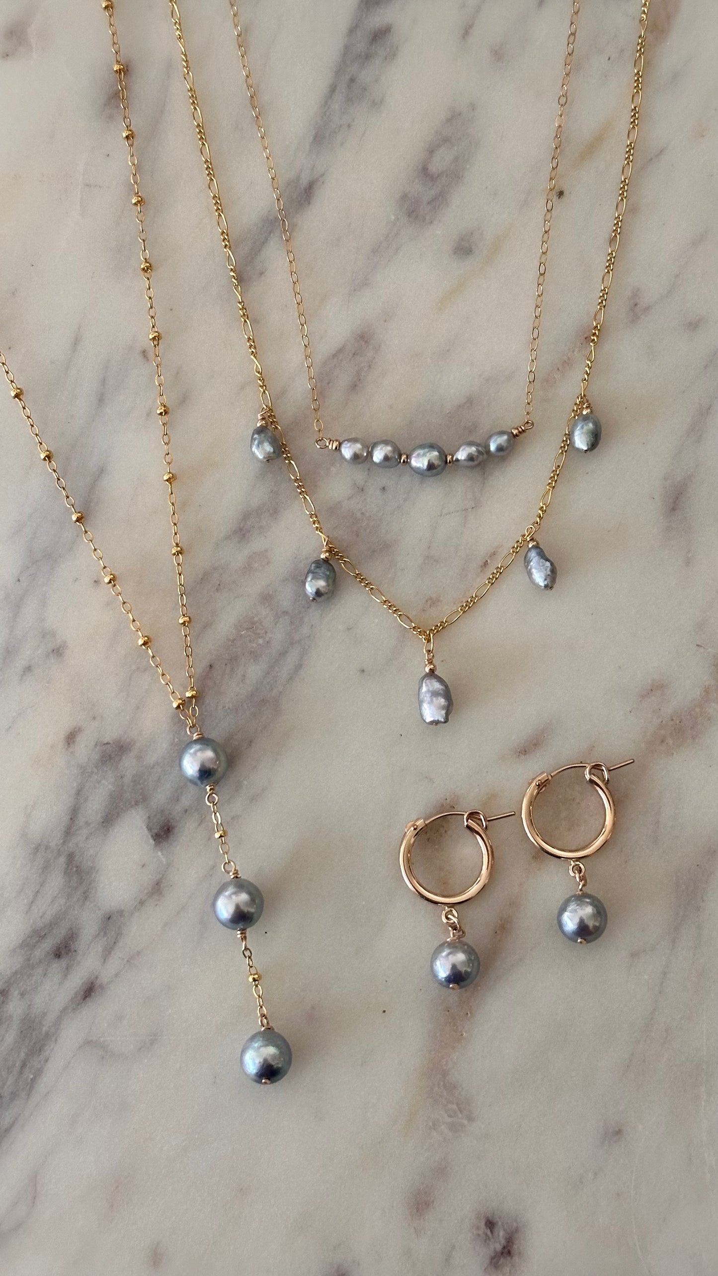 Blue Akoya Pearl Jewels