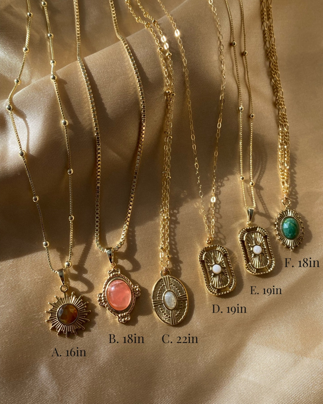 Ready to Ship Gemstone Necklaces