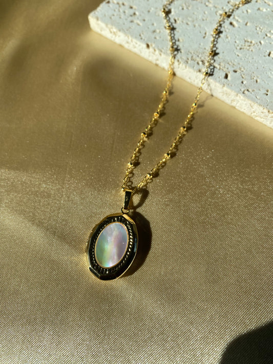 Mother of Pearl Locket